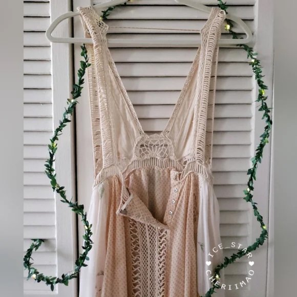 Free People RARE HTF Queen of the Sun Maxi Dress - Picture 13 of 15